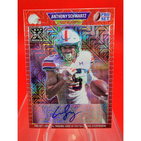 2021 Leaf Pro Set Metal Anthony Schwartz Red Mojo Auto - Picture 3 of 7